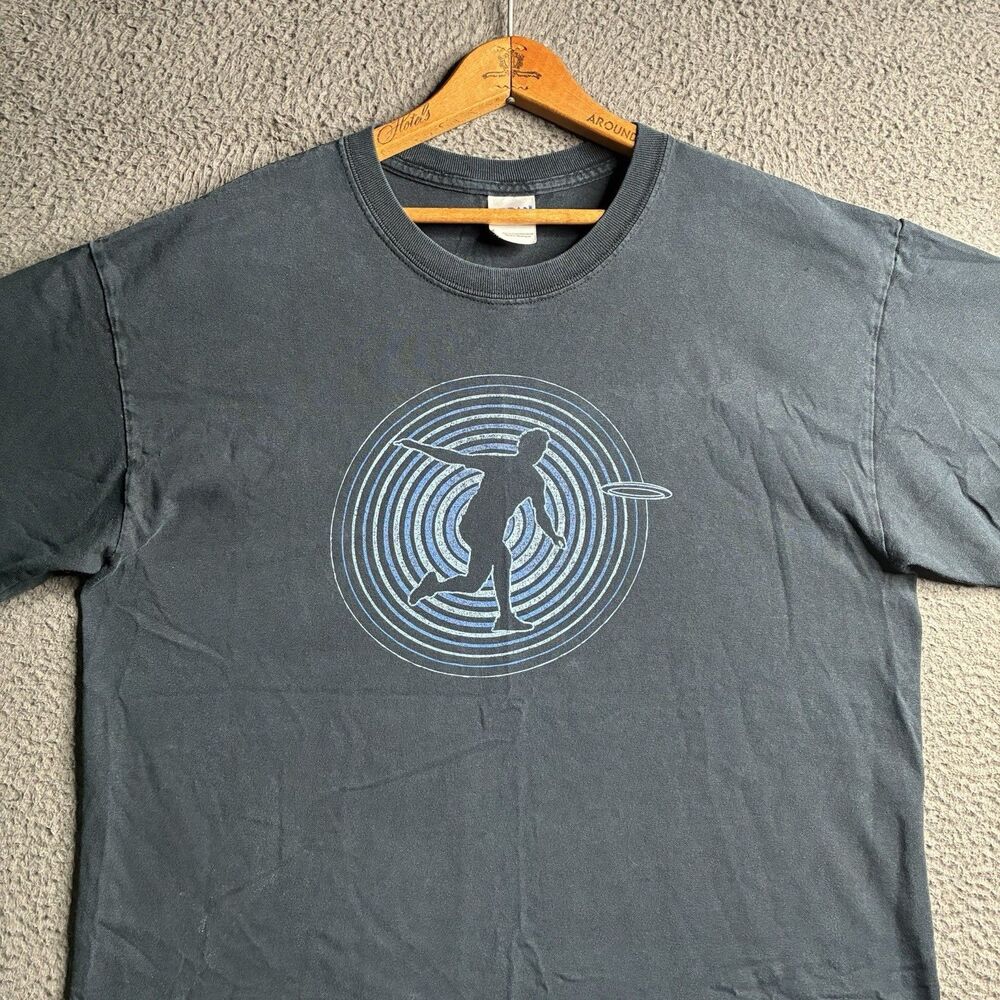 Vintage Y2K Innova Disc Golf T Shirt Double Sided Graphic Men’s Large